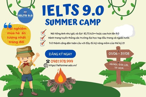 IELTS 9.0 SUMMER CAMP – Trại hè IELTS 9.0
