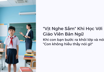“Vịt Nghe Sấm” Khi Học Với Giáo Viên Bản Ngữ