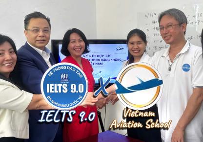 IELTS 9.0 hợp tác cùng Trường Hàng không Việt Nam